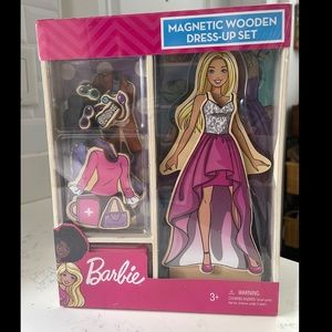 Barbie Magnetic Wooden Dress Up Set